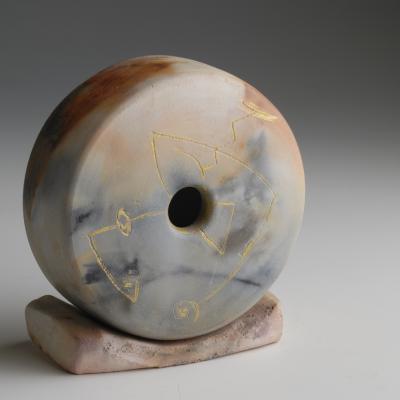 Terre Polie enfumée cuisson pit-fire